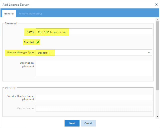 License Statistics: CATIA license server monitoring