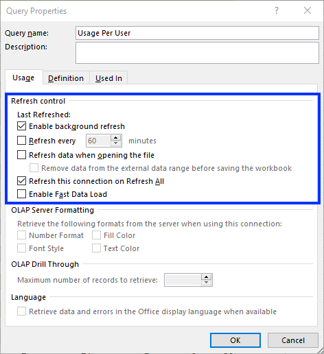 Import License Statistics data into Excel using Power Query 17