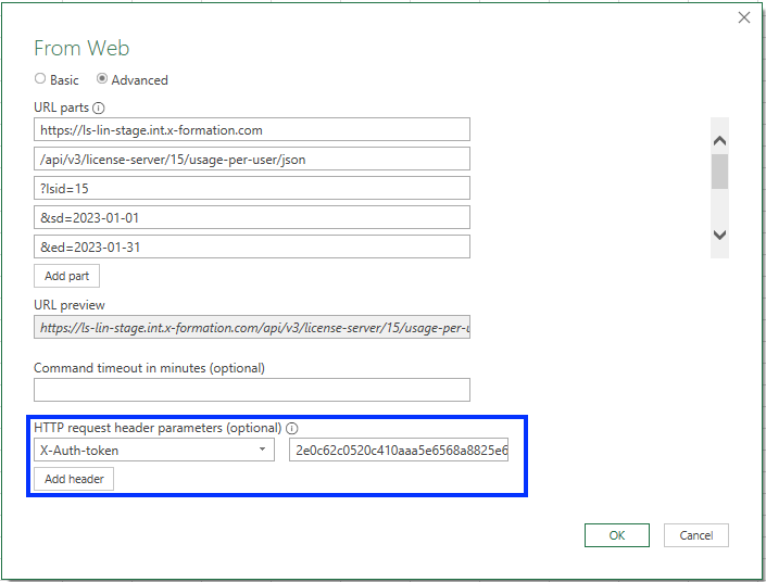 Import License Statistics data into Excel using Power Query 3