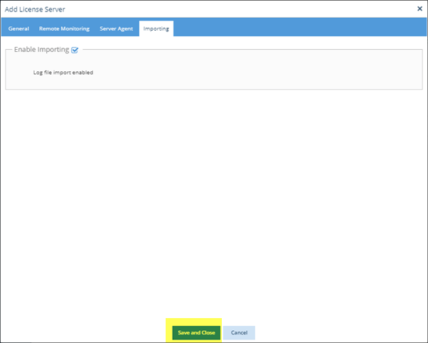 Siemens NX license server monitoring - remote monitoring Siemens NX license server monitoring - save settings